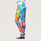 Pink Beach Night Sky Leggings (Links)
