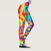 Pink Beach Night Sky Leggings (Rechts)