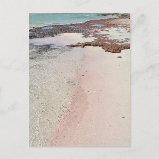 Pink Beach Postkarte (Vorderseite)