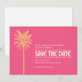 Pink Beach Save the Date (Vorne/Hinten)