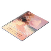 Pink Beach Sunset Memorial Guest Notizblock (Linke Seite)