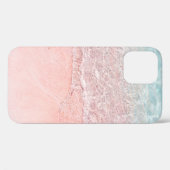 Pink Beach und Splash Wave Case-Mate iPhone Hülle (Rückseite (Horizontal))