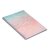 Pink Beach und Splash Wave Notizblock (Rechte Seite)