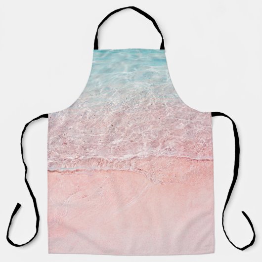 Pink Beach und Splash Wave Schürze (Vorderseite)