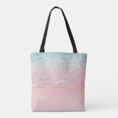 Pink Beach und Splash Wave Tasche (Rückseite)