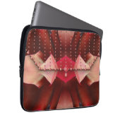 Pink Beaded Abend Purus Laptopschutzhülle (Vorne Rechts)