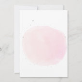 Pink Bear Bear Bearly Wait Baby Dusche Einladung (Rückseite)