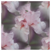 Pink Bearded Iris Blume Nattern Muster Stoff (Nahaufnahme)