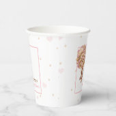 Pink Bearly Wait Baby Shooting Paper Cup - Custom Pappbecher (Rechts)