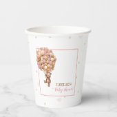Pink Bearly Wait Baby Shooting Paper Cup - Custom Pappbecher (Vorderseite)