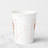 Pink Bearly Wait Baby Shooting Paper Cup Pappbecher (Rechts)