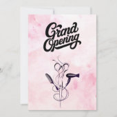 Pink Beauty Salon Grand Opening Einladung (Vorderseite)