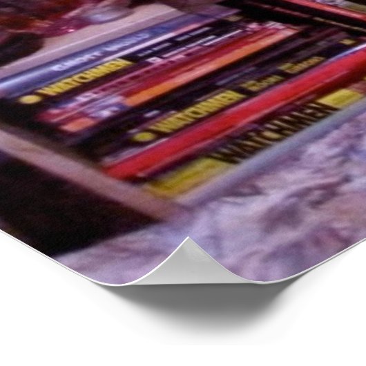 Pink Bedroom Clutter Poster (Ecke)