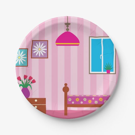 Pink Bedroom Paper Teller (Vorderseite)