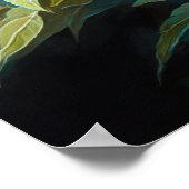 Pink Bee Balm Blume Art Print Poster (Ecke)