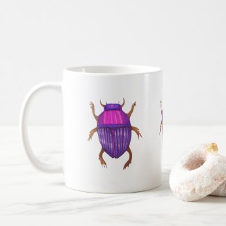Pink Beetle Mug Kaffeetasse
