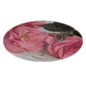 Pink Begonia Blume Cutting Board Schneidebrett (Ecke)