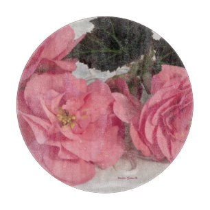 Pink Begonia Blume Cutting Board Schneidebrett