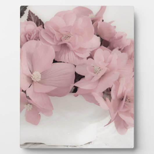 Pink Begonias Fotoplatte (Vorderseite)