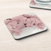 Pink Begonias Getränkeuntersetzer (Linke Seite)
