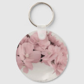Pink Begonias Schlüsselanhänger (Vorderseite)
