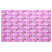 PINK BEHALTE CALM UND KECHEN PERSONALISIERT FABRIK STOFF (Fat Quarter (45,7 x 55,9 cm))