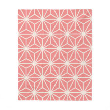 Pink Beige Cube Hexagon Triangle Japanisches Muste