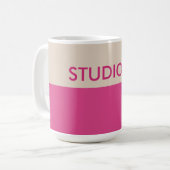 Pink Beige - Natürliche Serie Kaffeetasse (Vorderseite Links)