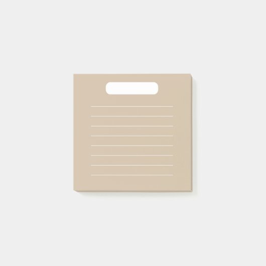 Pink-Beige-To-Do-List Post-it Klebezettel (Vorderseite)