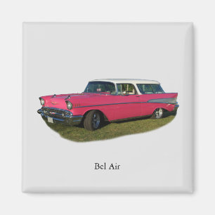 Pink Bel Air Magnet