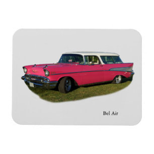 Pink Bel Air Magnet