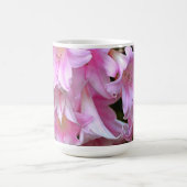 Pink Belladonna Lilies Kaffeetasse (Mittel)