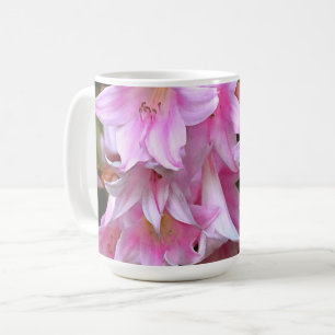 Pink Belladonna Lilies Kaffeetasse