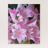 Pink Belladonna Lilies Puzzle (Vertikal)