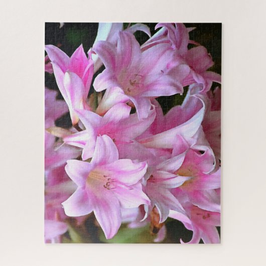 Pink Belladonna Lilies Puzzle (Vertikal)