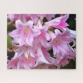 Pink Belladonna Lilies Puzzle (Horizontal)