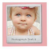 Pink, benutzerdefiniert, Sofort-Foto-Rahmen 5-Seit Würfel (Rechts)