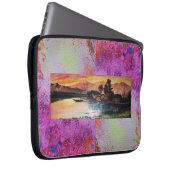 PINK BERGE SEE ALPINE SUNSET LANDSCAPE LAPTOPSCHUTZHÜLLE (Vorne Rechts)