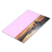PINK BERGE SEE ALPINE SUNSET LANDSCAPE NOTIZBLOCK (angewinkelt)