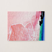 Pink Bermuda Beach Puzzle (Horizontal)
