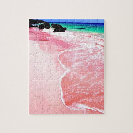 Pink Bermuda Beach Puzzle (Vertikal)