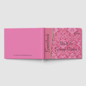 Pink Berry Damask Wedding oder Dusche Gästebuch (Voll)