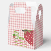 Pink Berry Sweet Strawberry Favor Box Geschenkschachtel (Geöffnet)