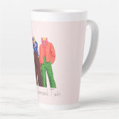 Pink Best Dressed Twin Milchtasse (Rechte Ecke)