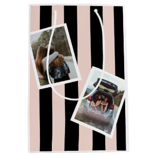 Pink Best Friends Foto Geburtstag Mittlere Geschenktüte