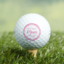 Pink Best Mama Par Mother Day Golf Balls Golfball