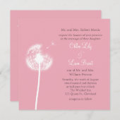 Pink Best wünscht sich! Einladung zur Hochzeit (Vorne/Hinten)