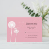 Pink Best wünscht sich! UAWG RSVP Karte (Stehend Vorderseite)