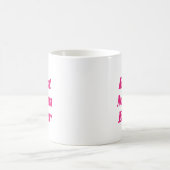 Pink Beste Mama je Kaffee Tasse (Mittel)