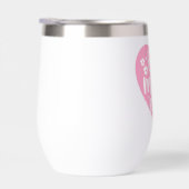 Pink Beste Mama je Retro Blumenform (Rechts)